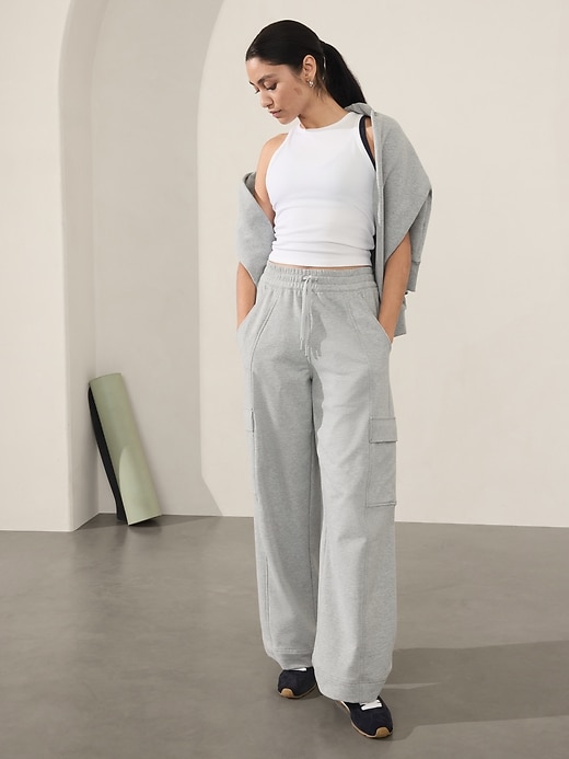 Image number 2 showing, Retroterry High Rise Wide Leg Cargo Pant