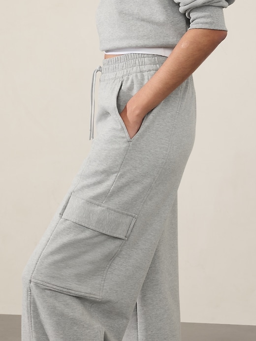 Image number 6 showing, Retroterry High Rise Wide Leg Cargo Pant