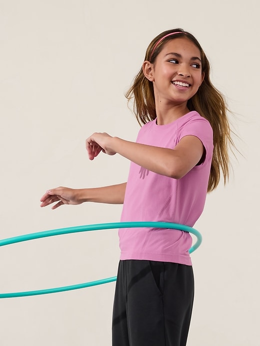 Image number 3 showing, Athleta Girl Power Up Sport Length Tee