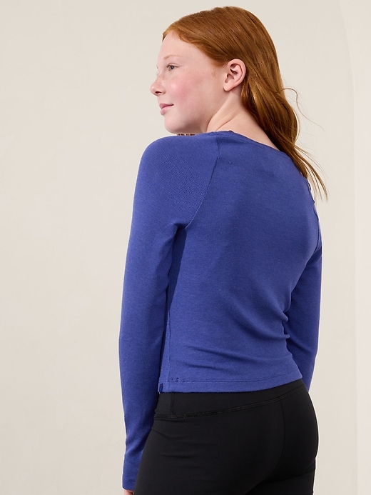 Image number 2 showing, Athleta Girl Easy Rib Top