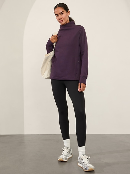 Image number 1 showing, Cozy Karma Twist Neck Sweatshirt