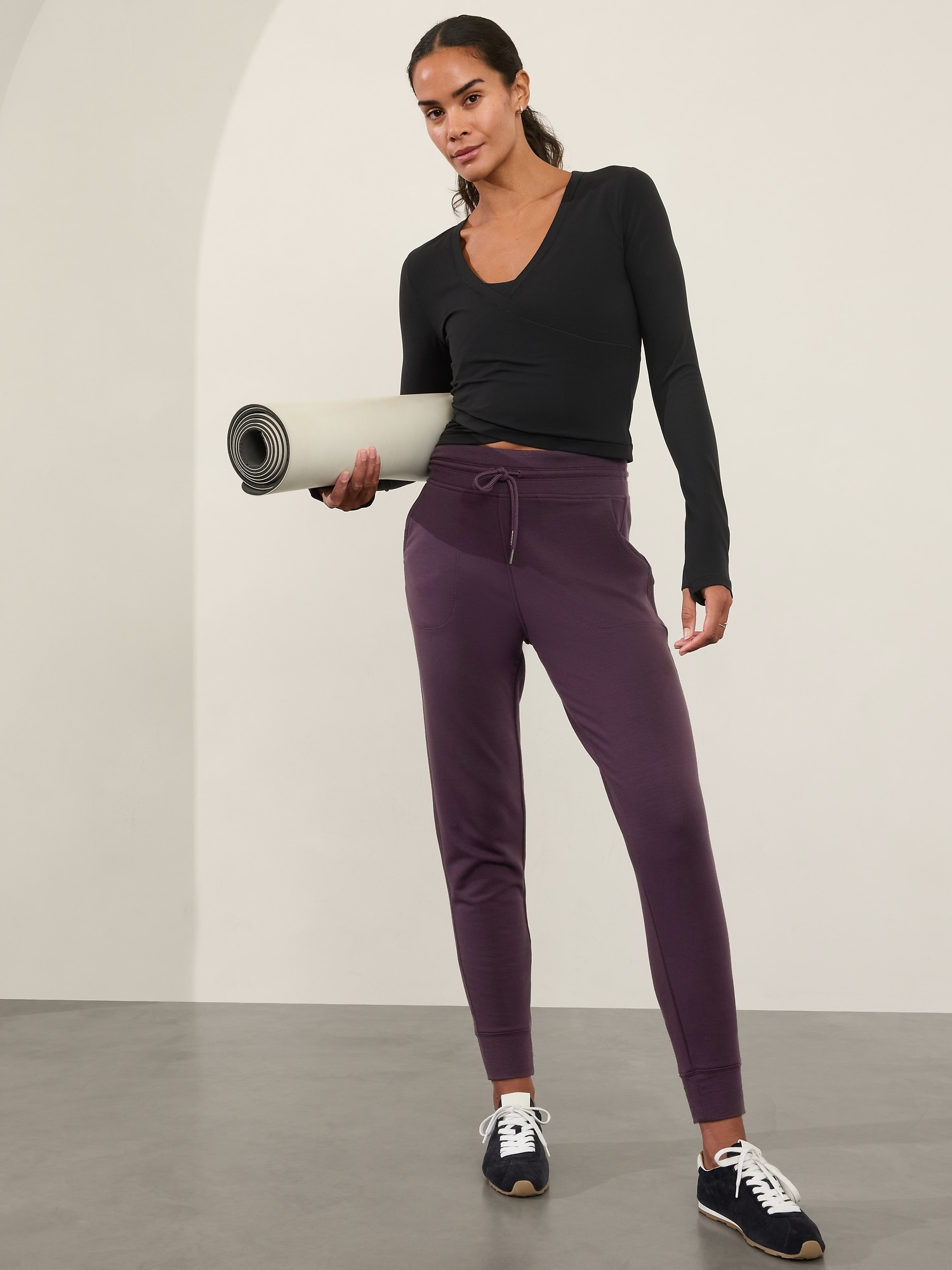 Pantalon de jogging à taille moyenne Balance