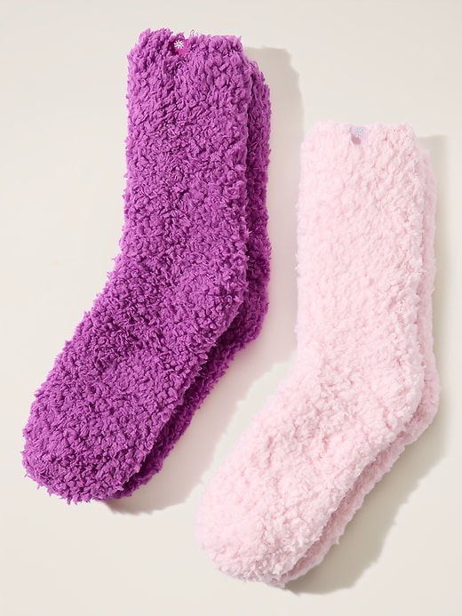 View large product image 1 of 2. Athleta Girl Cuddle Up Sock 2-Pack