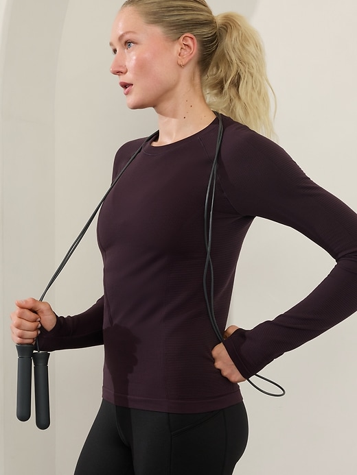 Image number 5 showing, Flurry Seamless Crewneck Top