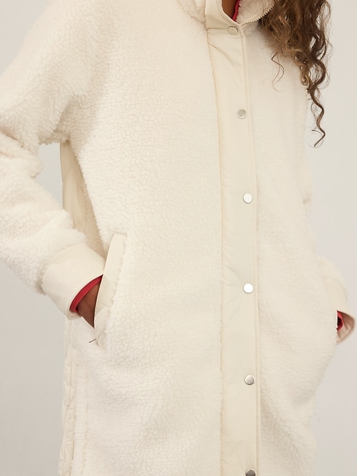 Image number 6 showing, Fleece Hybrid Coat