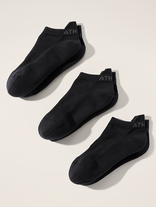 View large product image 1 of 3. Athleta Everyday Ankle Sock 3-Pack