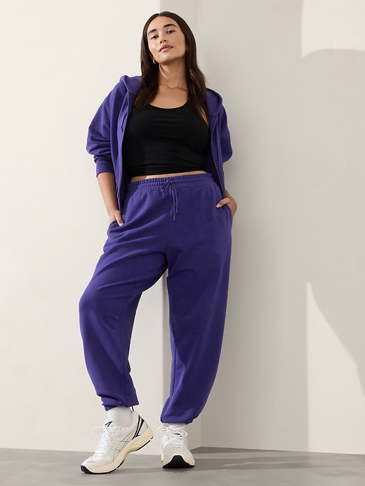 Image number 7 showing, Easy Fleece Mid Rise Jogger