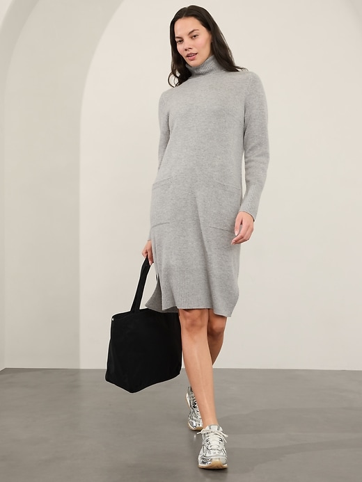 Image number 4 showing, Alpine Turtleneck Sweater Dress