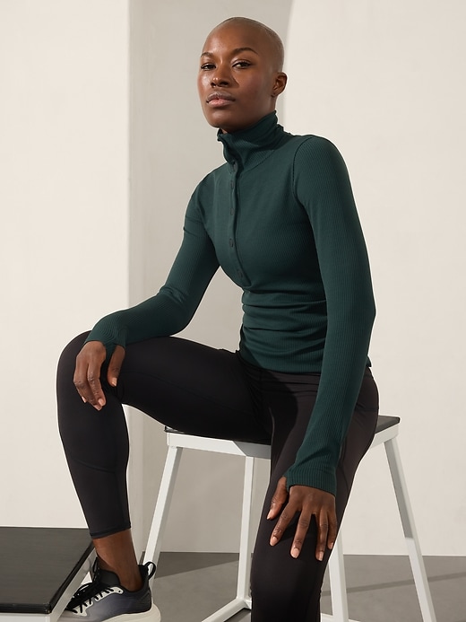 Image number 1 showing, Flurry Seamless Henley