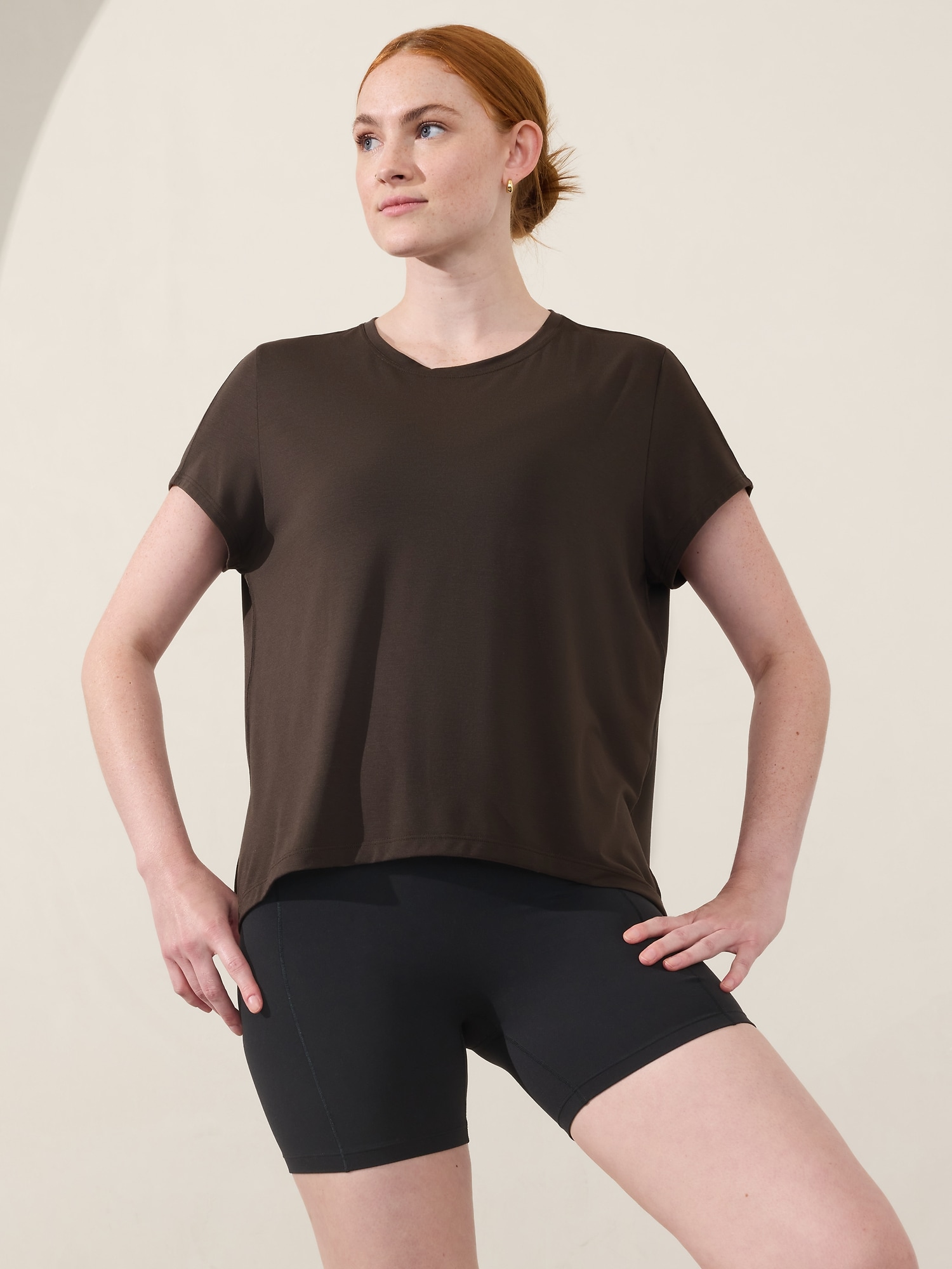 T-shirt With Ease - Brun