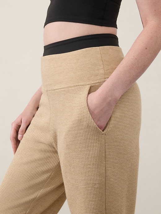 Image number 5 showing, Coaster Luxe Waffle High Rise Jogger