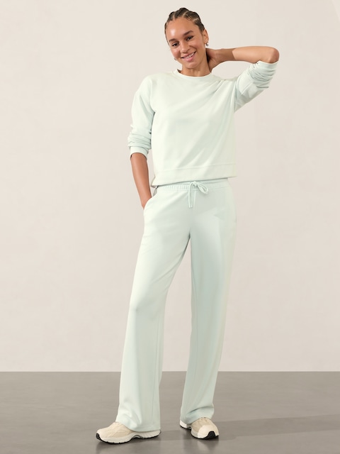 Seasoft Mid Rise Straight Pant - Glacier