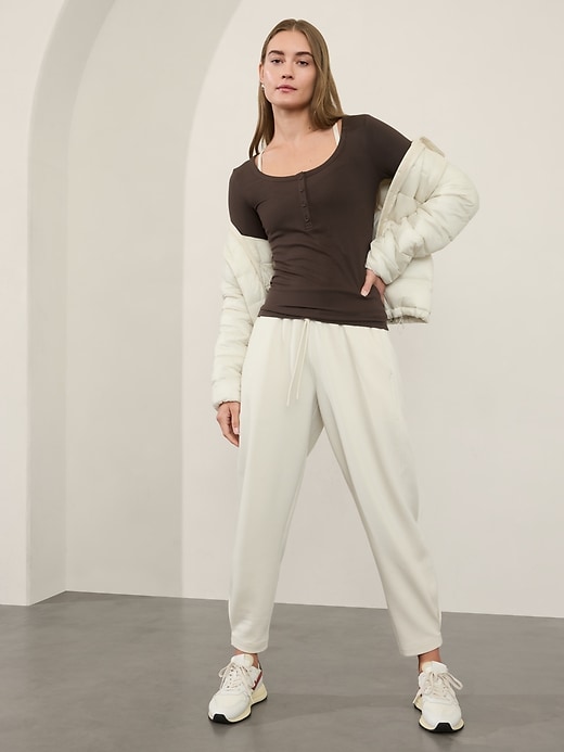 Image number 2 showing, Signature Rib Henley Top