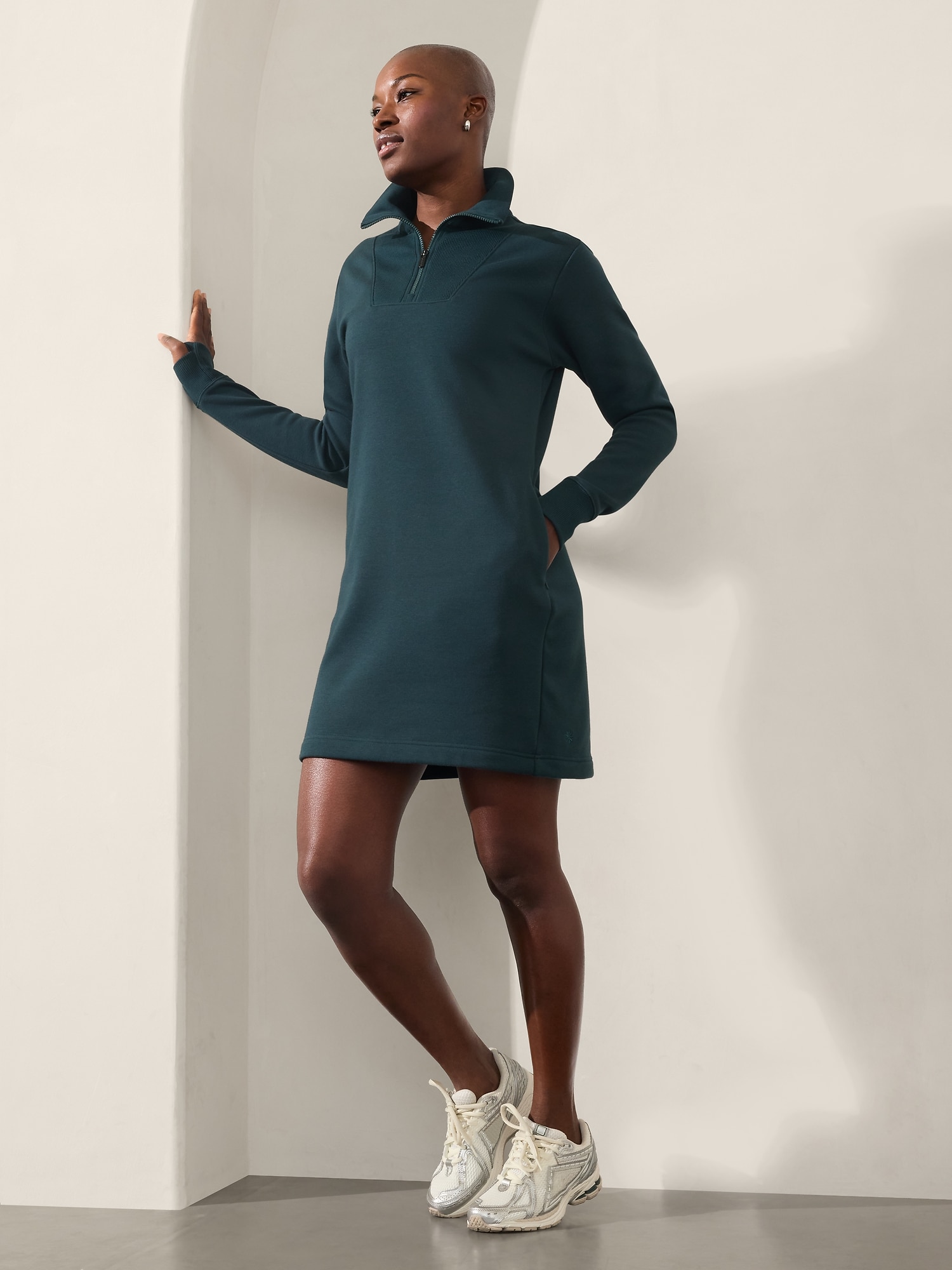 Cozy Karma 1/2 Zip Dress