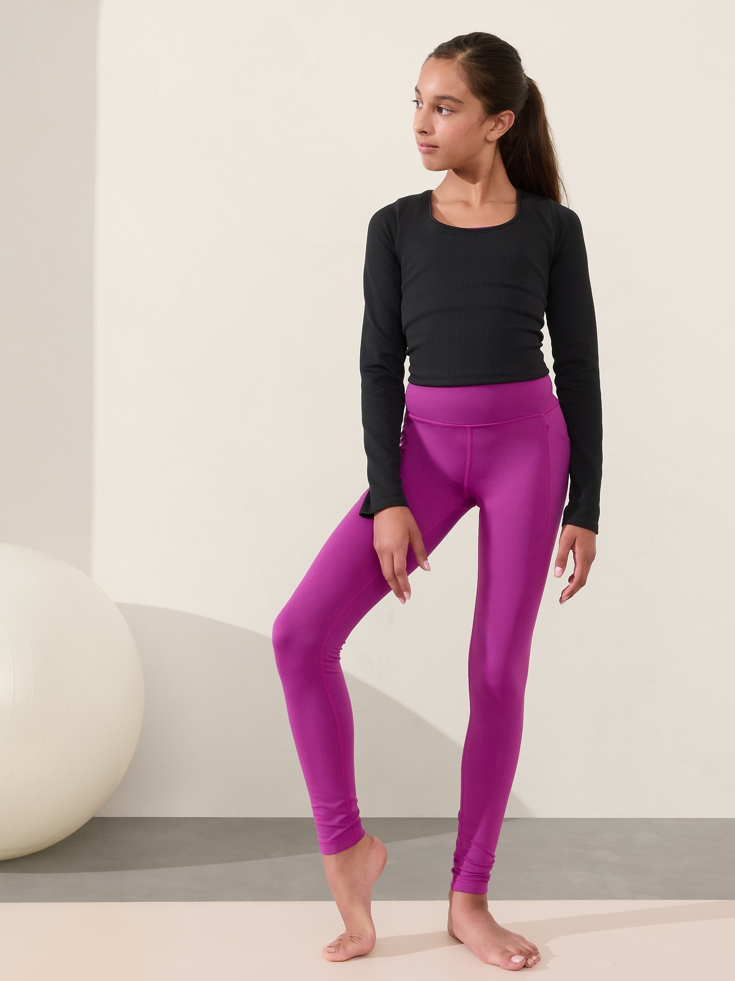 Athleta Girl High Rise Stash Your Treasures Legging