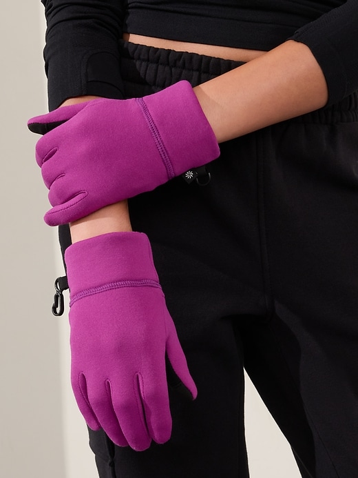 View large product image 2 of 2. Athleta Girl Microfleece Glove