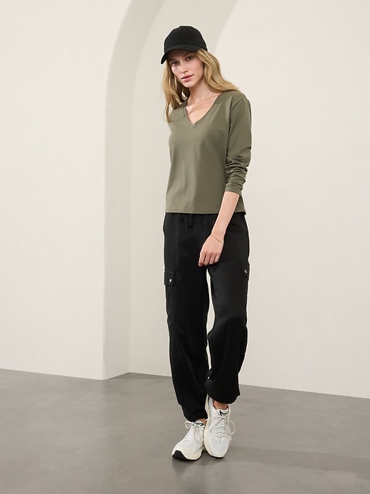 Image number 6 showing, Essential V-Neck Top