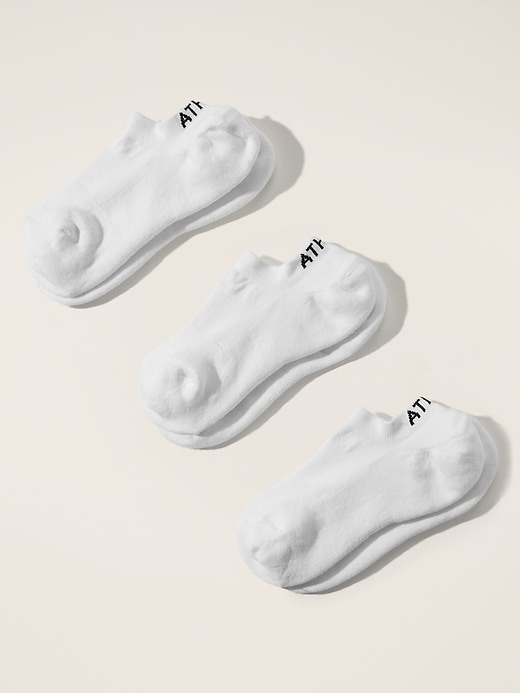 View large product image 1 of 3. Athleta Everyday No Show Sock 3-Pack