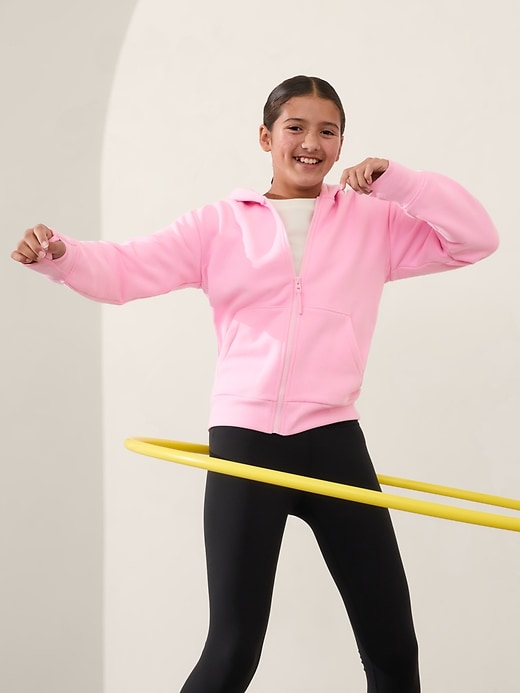 Image number 1 showing, Athleta Girl All Day Full Zip Sweatshirt