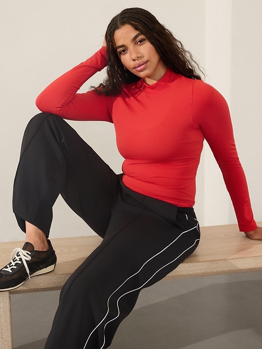 Image number 7 showing, Renew Seamless Mock Neck Top