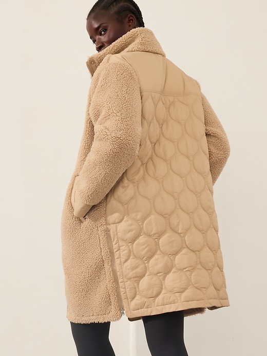 Image number 8 showing, Fleece Hybrid Coat