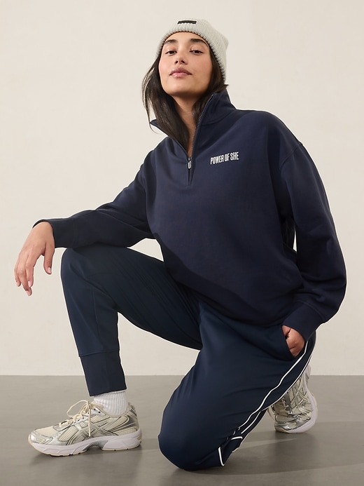 Image number 5 showing, Power of She 1/4 Zip Sweatshirt