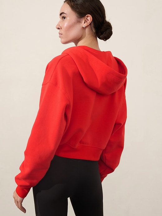 Image number 3 showing, Forever Fleece Ultra Crop Full Zip