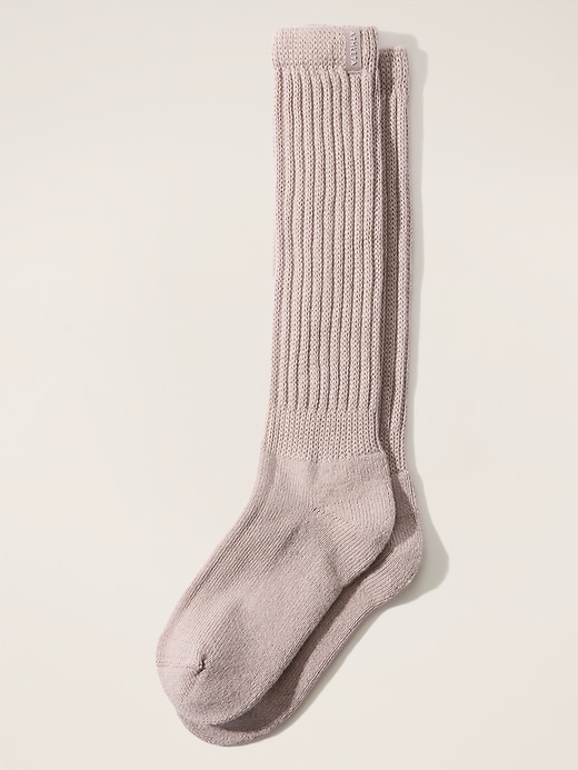 View large product image 2 of 2. Cloud Scrunch Sock