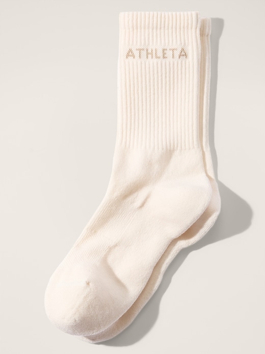 View large product image 1 of 2. Athleta Everyday Crew Sock