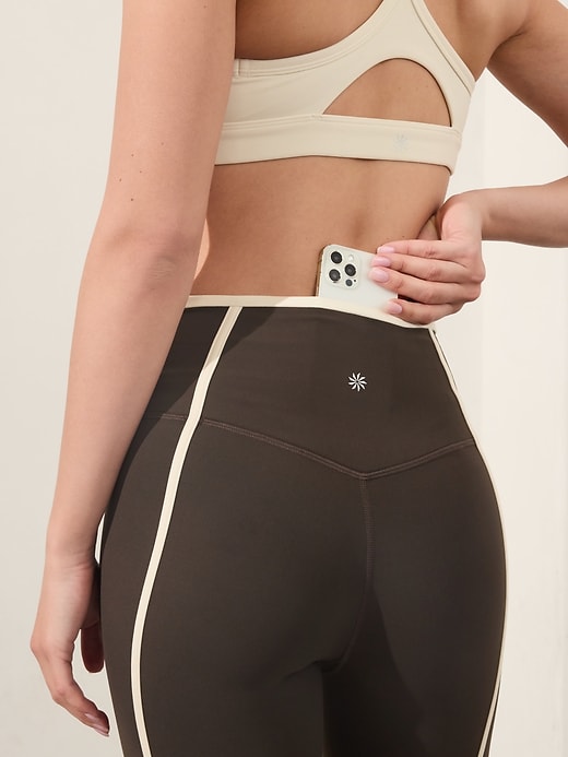 L'image numéro 3 présente Legging 7/8 à taille très haute Elation