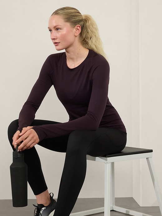 Image number 6 showing, Flurry Seamless Crewneck Top