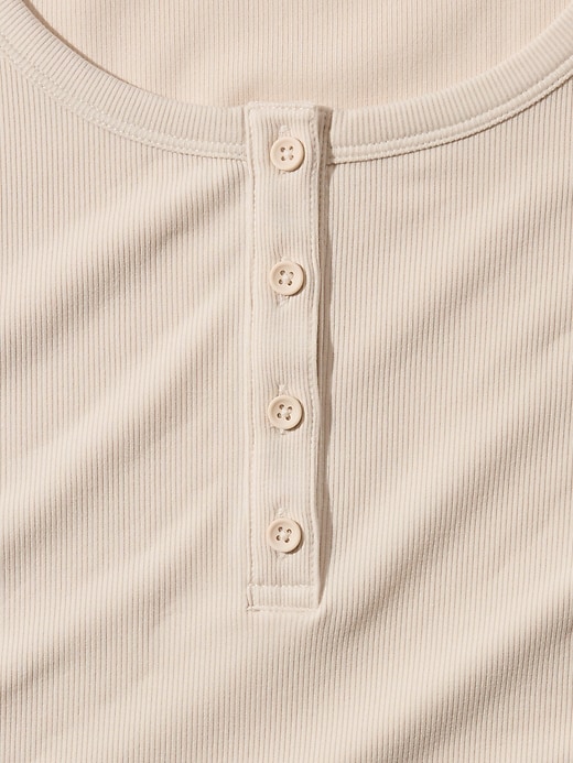 Image number 3 showing, Signature Rib Henley Top