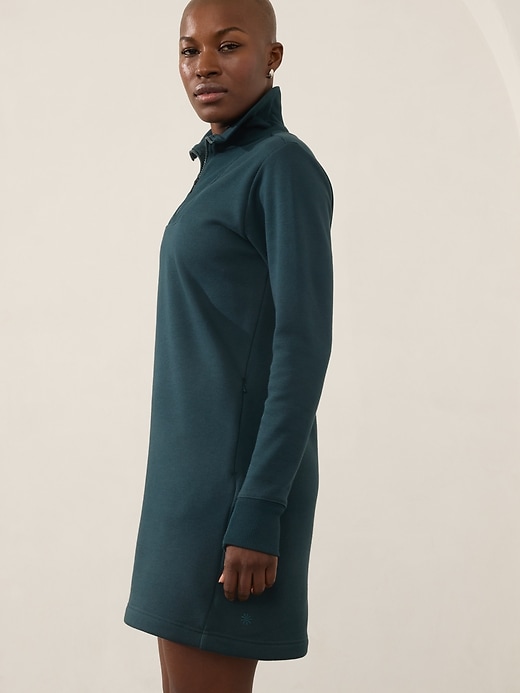 Image number 4 showing, Cozy Karma 1/2 Zip Dress