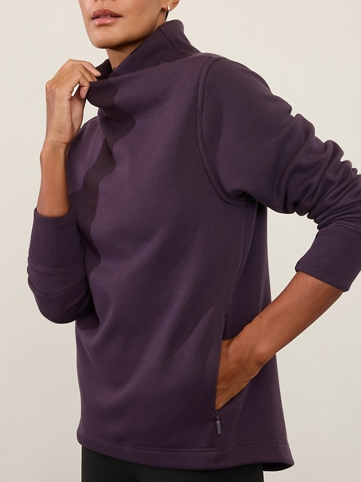 Image number 3 showing, Cozy Karma Twist Neck Sweatshirt