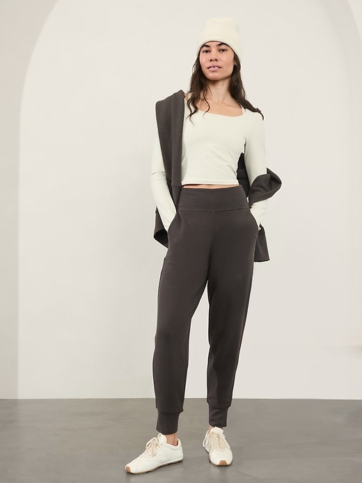 Image number 1 showing, Coaster Luxe Waffle High Rise Jogger