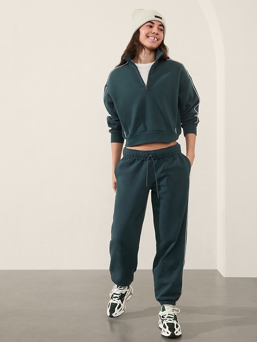 Image number 2 showing, Forever Fleece High Rise Piping Jogger