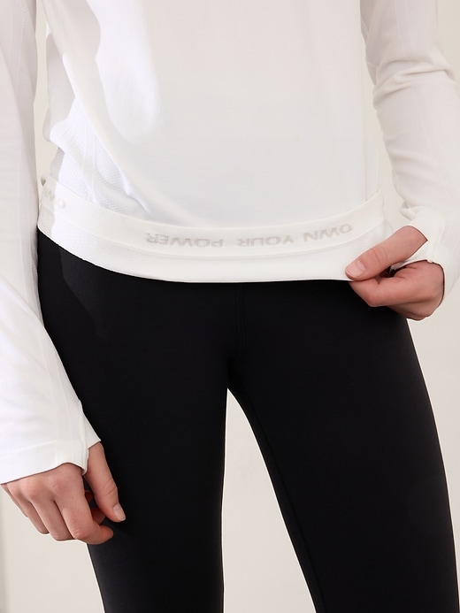 Image number 4 showing, Athleta Girl Power Up Seamless Regular Length Top