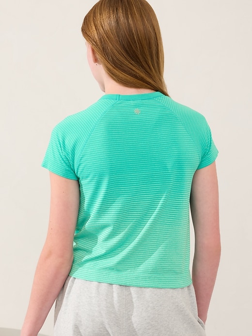 Image number 3 showing, Athleta Girl Power Up Sport Length Tee