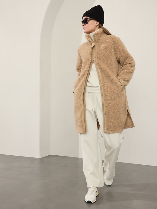 Image number 3 showing, Fleece Hybrid Coat