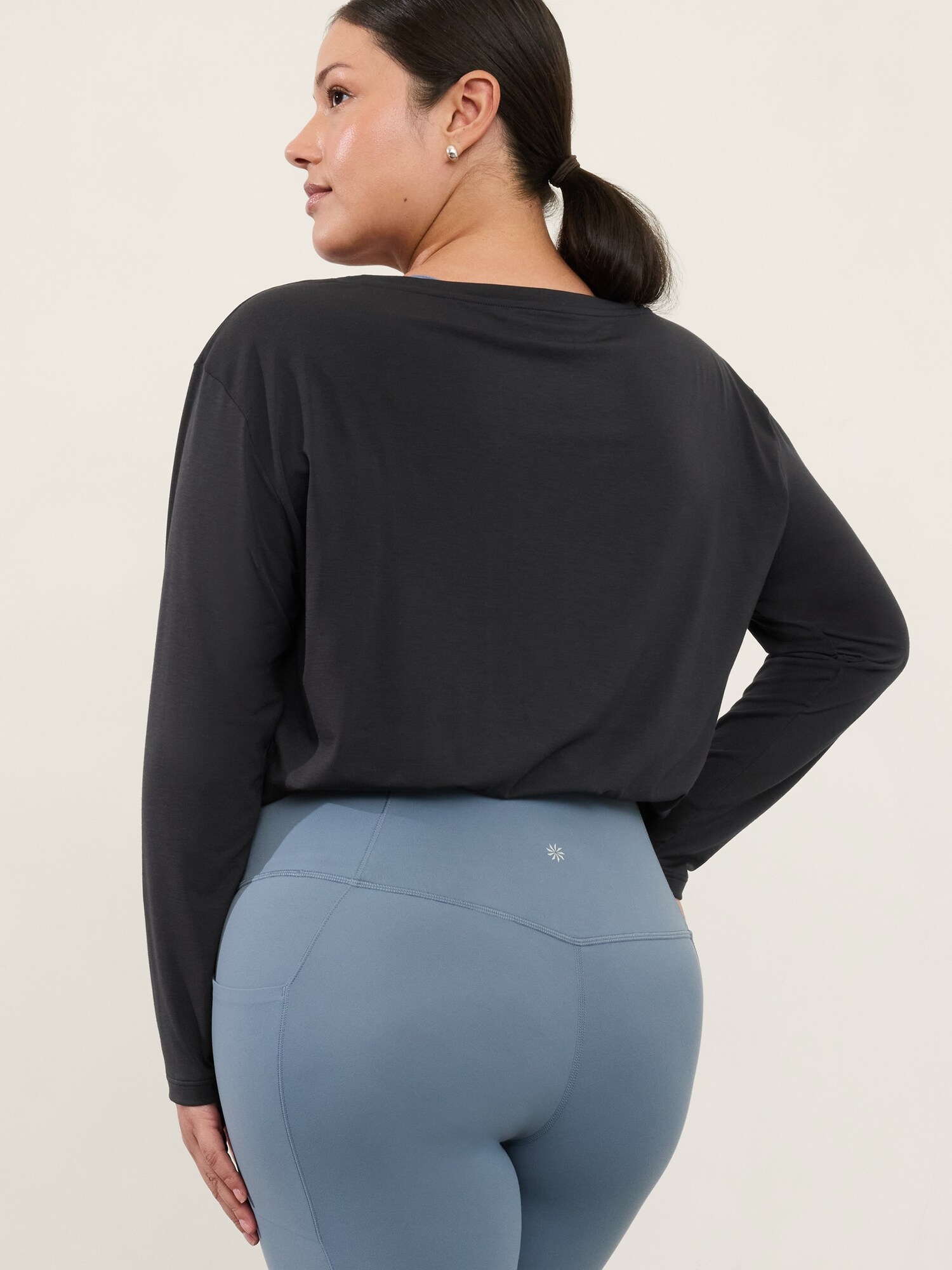 womens bubble hem tops