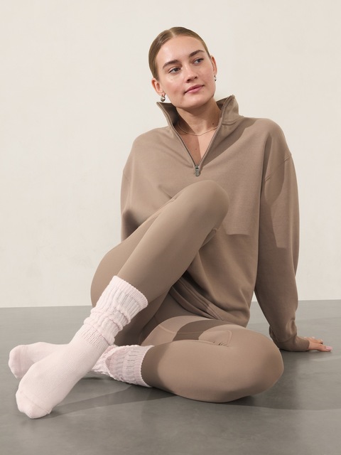 Cloud Scrunch Sock - Pink
