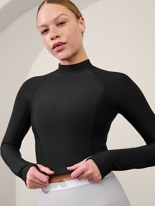 Image number 1 showing, Interval Mock Neck Top