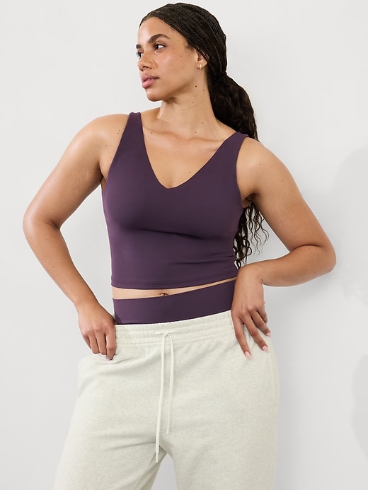 Image number 1 showing, Transcend V-Neck Crop Bra A-C