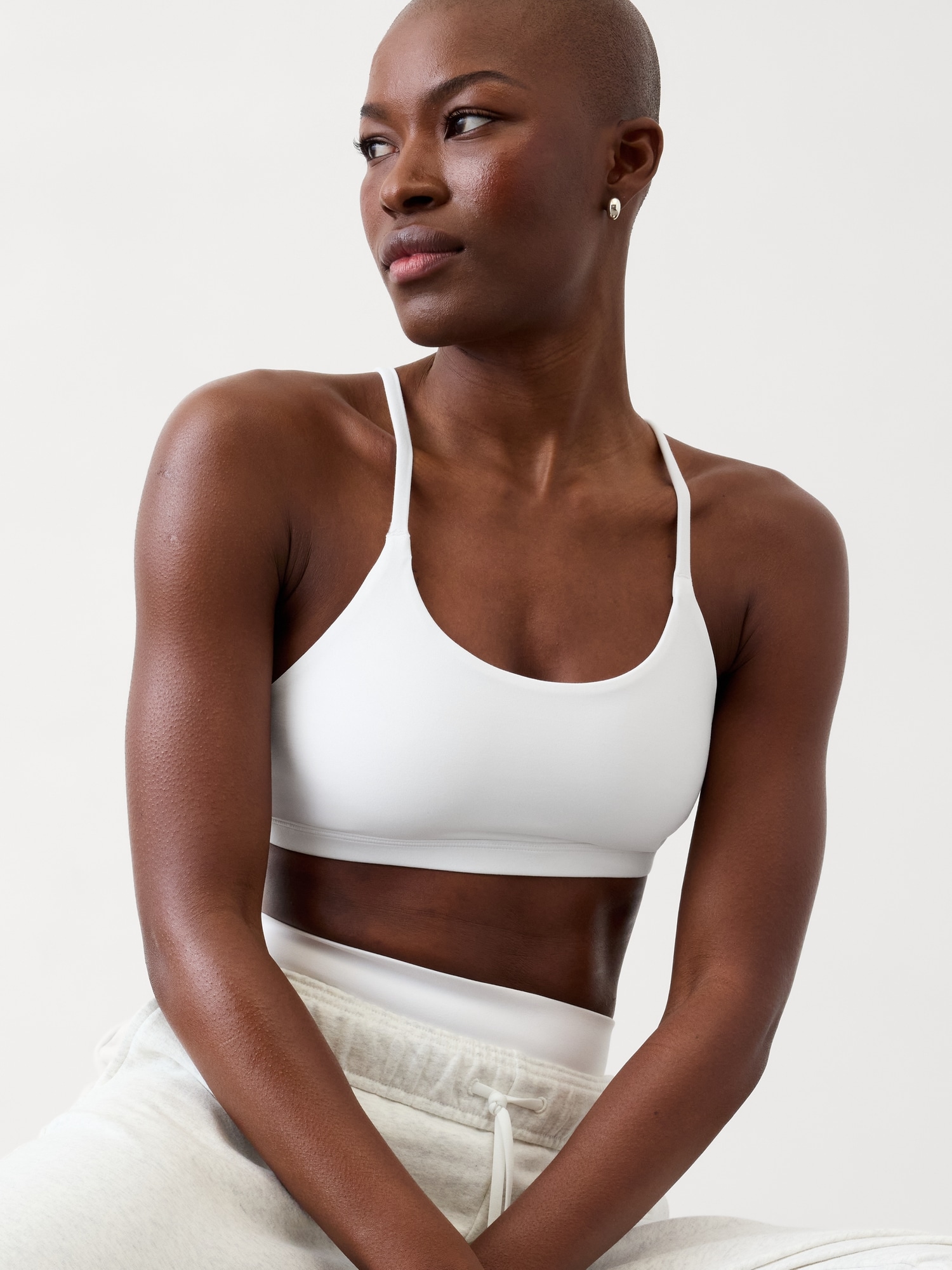 Transcend Scoop Bra A-C - White