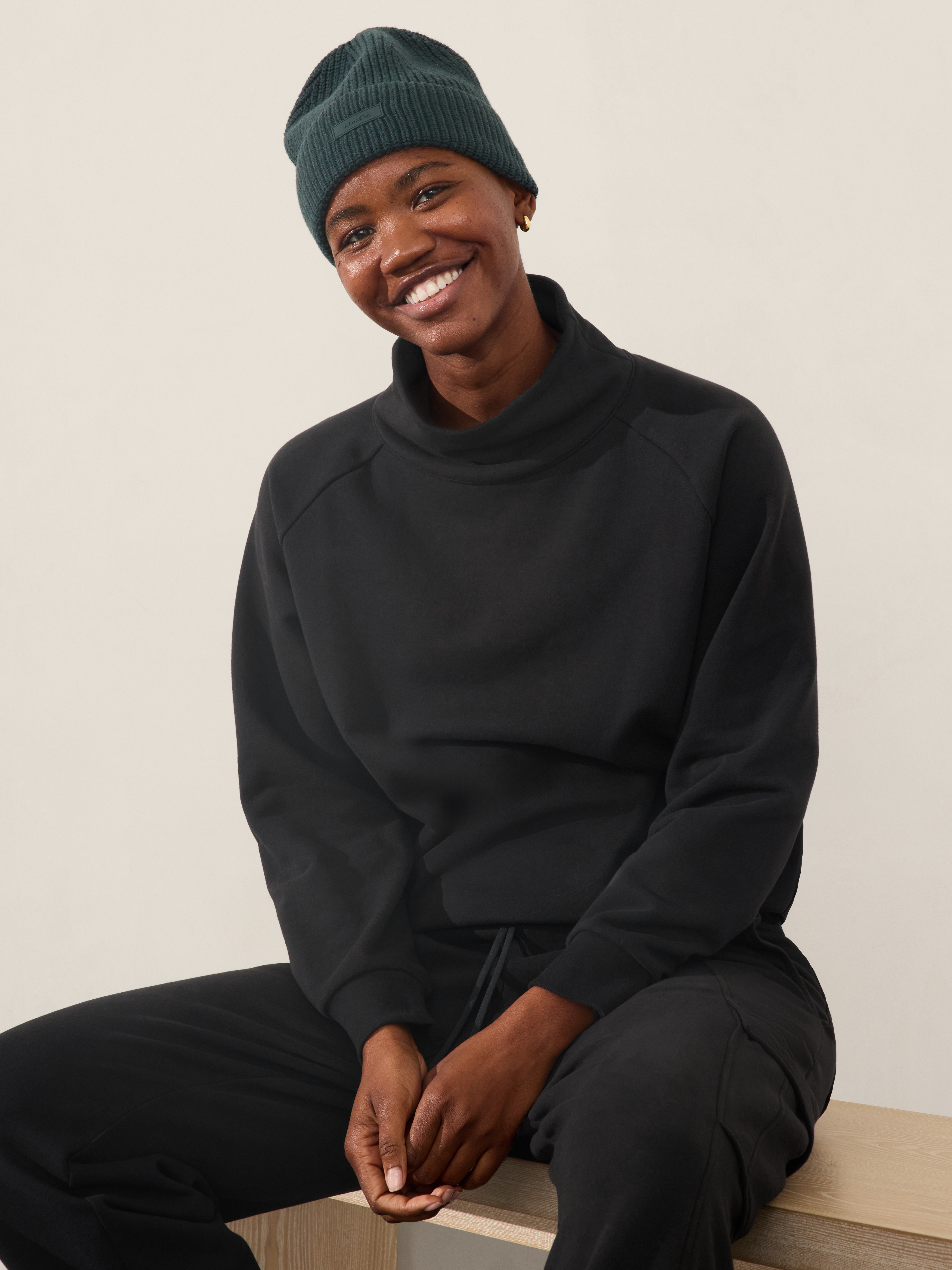 Forever Fleece Mockneck Sweatshirt | Athleta