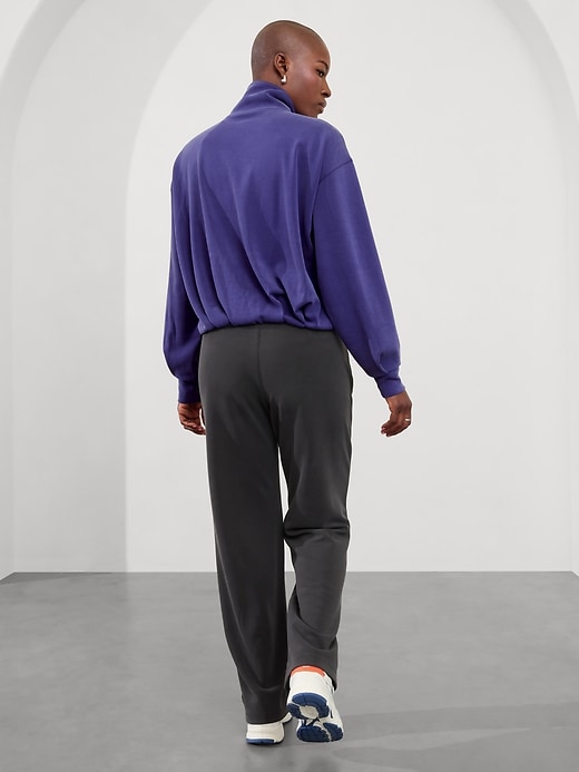 Image number 2 showing, Seasoft 1/4 Zip Bubble Hem Sweatshirt