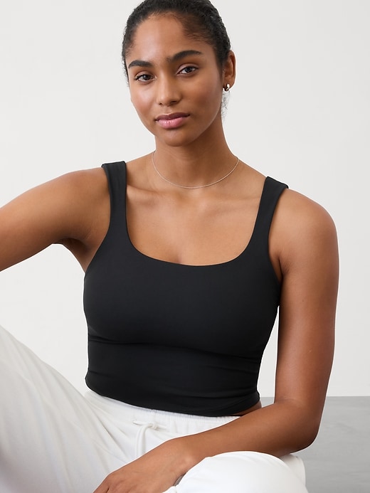 Image number 1 showing, Transcend Square Neck Crop Bra D-DD