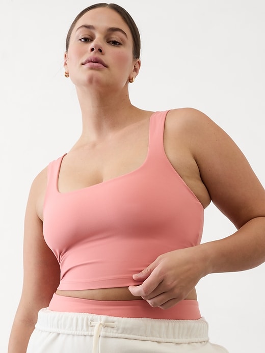 Image number 3 showing, Transcend Square Neck Crop Bra A-C