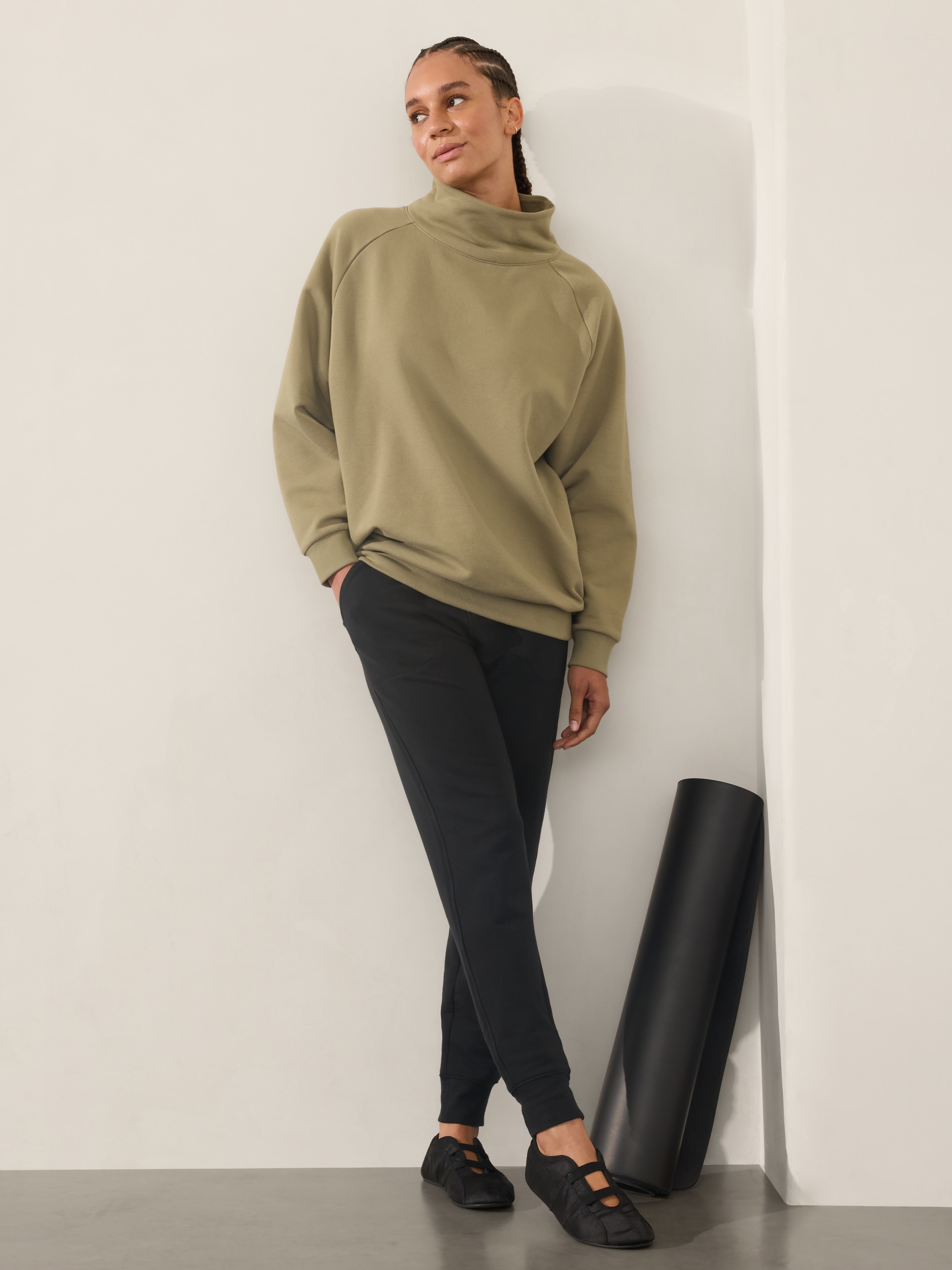 Forever Fleece Mockneck Sweatshirt | Athleta
