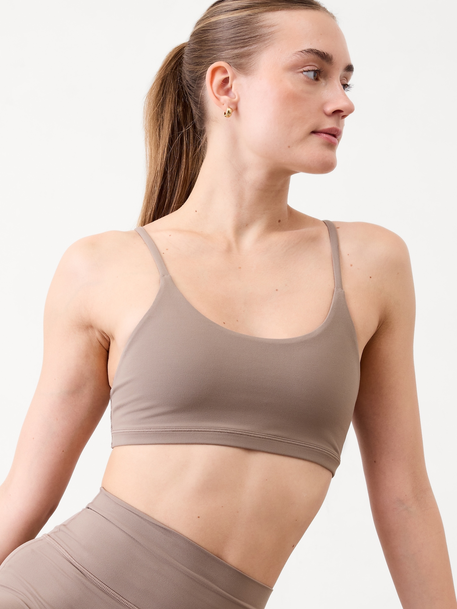 Transcend Scoop Bra A-C - Brown